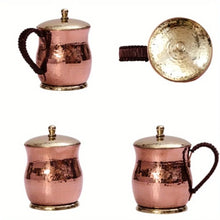 Load image into Gallery viewer, Handmade Copper Mug with Lid, 500ml
