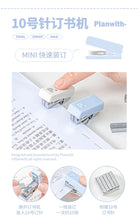 Load image into Gallery viewer, 10-Piece Student Stationery Set – Stapler, Ruler, Scissors, Pens &amp; Sticky Notes
