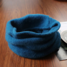 Load image into Gallery viewer, Pure Wool Knit Ring Scarf
