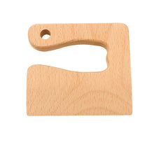 Load image into Gallery viewer, Safe Wooden Kids Knife - Montessori Cooking &amp; Chopping Toy
