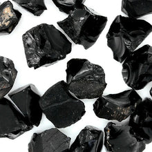 Load image into Gallery viewer, Black Obsidian Raw Stone, Natural Rough Pieces
