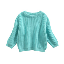 Load image into Gallery viewer, Little Ones Cotton Knit Pullover Sweater
