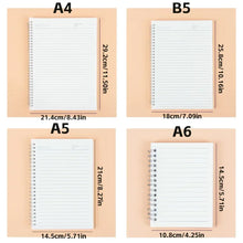 Load image into Gallery viewer, Spiral Notebook - 80 Sheets Lined Journal &amp; Sketchbook
