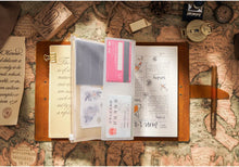 Load image into Gallery viewer, Vintage Leather Ring Binder Notebook
