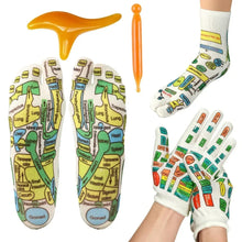Load image into Gallery viewer, 1 Set Socks Acupressure Foot Care Massage Relieve Tired Feet Massager Reflexology Socks Foot Acupoint Massage Tool Physiotherapy
