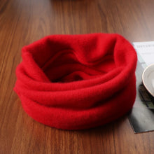 Load image into Gallery viewer, Pure Wool Knit Ring Scarf
