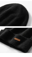 Load image into Gallery viewer, 100% Cashmere Knit Beanie - Unisex Hat
