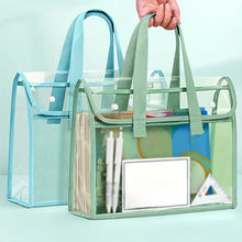 Load image into Gallery viewer, Large Capacity Portable Transparent Waterproof Expandable File Folder
