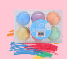 Load image into Gallery viewer, 1 Set Dustless Chalk Pavements Sticks Assorted Colors Art Floor Chalks Office School Supplie Egg-shaped Chalk Ball
