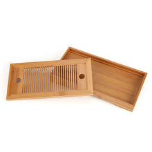 Load image into Gallery viewer, Bamboo Gongfu Tea Tray, 25 x 14 cm
