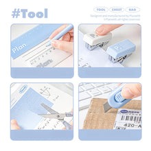 Load image into Gallery viewer, 10-Piece Student Stationery Set – Stapler, Ruler, Scissors, Pens &amp; Sticky Notes
