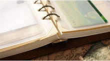 Load image into Gallery viewer, Vintage Leather Ring Binder Notebook
