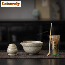 Load image into Gallery viewer, Eight-Piece Ceramic Matcha Set with Whisk
