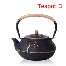 Load image into Gallery viewer, Cast Iron Tetsubin Teapot, 900ml, with Infuser
