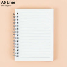 Load image into Gallery viewer, Spiral Notebook - 80 Sheets Lined Journal &amp; Sketchbook
