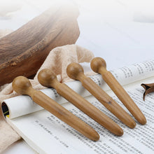 Load image into Gallery viewer, Natural Wooden Acupoint Stick Dial Stick Meridian Pen Massage Stick Body Meridian Stress Relief Foot Sole Acupoint Massage Tools
