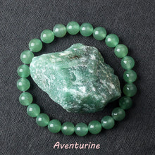 Load image into Gallery viewer, Natural Stone Bead Bracelet, 8mm, Stretch
