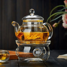 Load image into Gallery viewer, Heat-Resistant Glass Teapot with Infuser, 400ml to 1000ml
