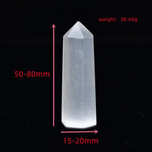 Load image into Gallery viewer, Selenite Tower, Natural, Six-Sided Point, 50–80mm
