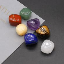 Load image into Gallery viewer, Chakra Tumbled Stone Set, 7 Natural Stones, 15–20mm
