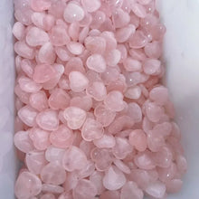 Load image into Gallery viewer, Rose Quartz Heart Stones, Natural, 20mm, Set of 10, 20 or 30
