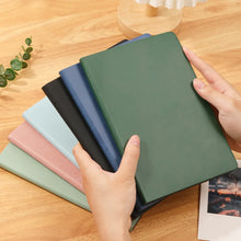 Load image into Gallery viewer, Soft Leather Notebook – 120 Pages, Waterproof Cover
