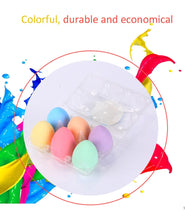 Load image into Gallery viewer, 1 Set Dustless Chalk Pavements Sticks Assorted Colors Art Floor Chalks Office School Supplie Egg-shaped Chalk Ball
