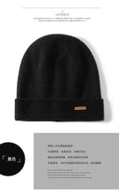 Load image into Gallery viewer, 100% Cashmere Knit Beanie - Unisex Hat
