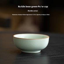 Load image into Gallery viewer, Ru Kiln Style Ceramic Teacup, Under 200ml
