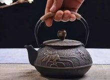 Load image into Gallery viewer, Cast Iron Tetsubin Teapot, 900ml, with Infuser
