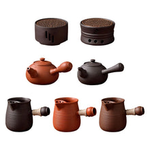 Load image into Gallery viewer, Ceramic Teapot with Infuser and Anti-Scald Handle
