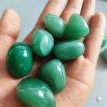 Load image into Gallery viewer, Green Aventurine Tumbled Stones, Natural, 100g Bag, 2–4cm
