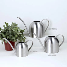 Load image into Gallery viewer, Stainless Steel Watering Pot Garden Plant Flower Long Mouth Sprinkling Pot Watering Accessories 450ml/800ml/1500ml
