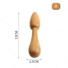 Load image into Gallery viewer, Natural Wooden Acupoint Stick Dial Stick Meridian Pen Massage Stick Body Meridian Stress Relief Foot Sole Acupoint Massage Tools
