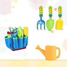 Load image into Gallery viewer, Colorful Garden Tools Toys for children Outdoor Gardening Trowel Shovel Rake Yard Watering Pot Digging Beach Safe Toys Kids Gift
