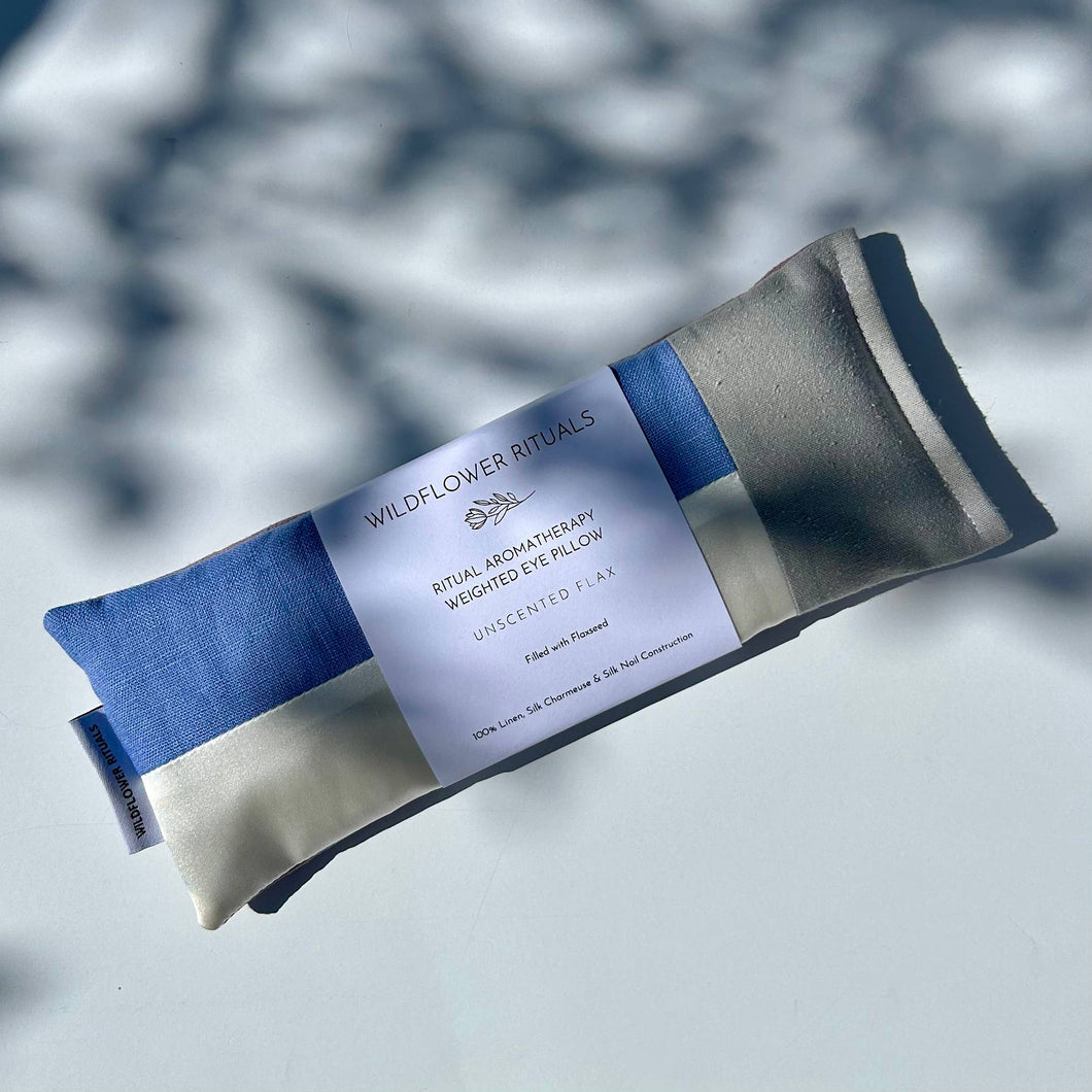 Weighted Eye Pillow-Unscented Flax