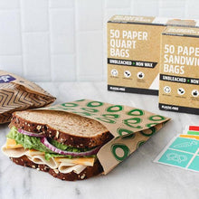 Load image into Gallery viewer, Compostable Sandwich Bags Avocado 50 Count
