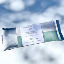 Load image into Gallery viewer, Aromatherapy Weighted Eye Pillow- Eucalyptus &amp; Lavender
