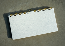 Load image into Gallery viewer, White Crinkle Weekly Planner Desk Pad
