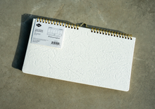 Load image into Gallery viewer, White Crinkle Weekly Planner Desk Pad
