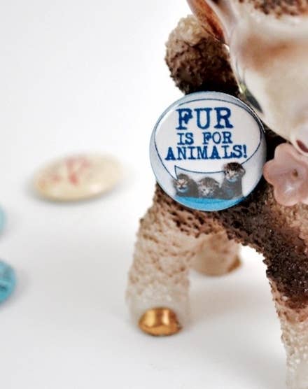 Pin #059: Fur is For Animals