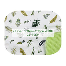Load image into Gallery viewer, Reusable Paper Towels,Washable 2 Ply Cotton Cleaning Cloths,Kitchen Dishcloths Bamboo Unpaper Towels Alternative

