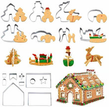 Load image into Gallery viewer, Gingerbread House Cookie Cutter Mold
