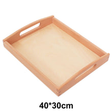 Load image into Gallery viewer, Montessori Wooden Play Organizational Trays
