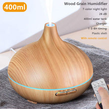 Load image into Gallery viewer, Wood Grain Essential Oil Diffuser
