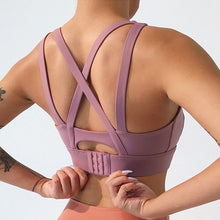 Load image into Gallery viewer, Cross Back Sports Bra
