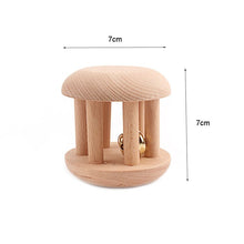 Load image into Gallery viewer, Montessori Toddler Infant Vocal Toys Bell Wooden Cage Bell Brain Sound Development Educational Toy Beech Wood Early Educational
