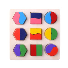 Load image into Gallery viewer, Montessori Toddler 3D Shapes Puzzle Sorting
