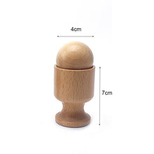 Load image into Gallery viewer, Montessori Baby Wooden Grasping Egg Cup Square Box Gift Set

