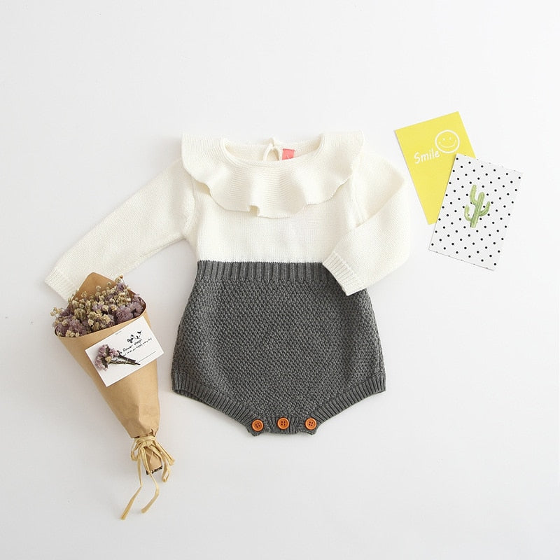 Baby Knitted Winter Romper